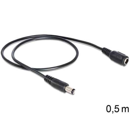 Cavo prolungatore DeLOCK 83290 Nero 0,5 m