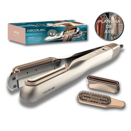 Pack Cecotec Conga X70 Robot Aspirador con Autovaciado + Ritualcare Air Lisse 2 en 1 Plancha de Pelo