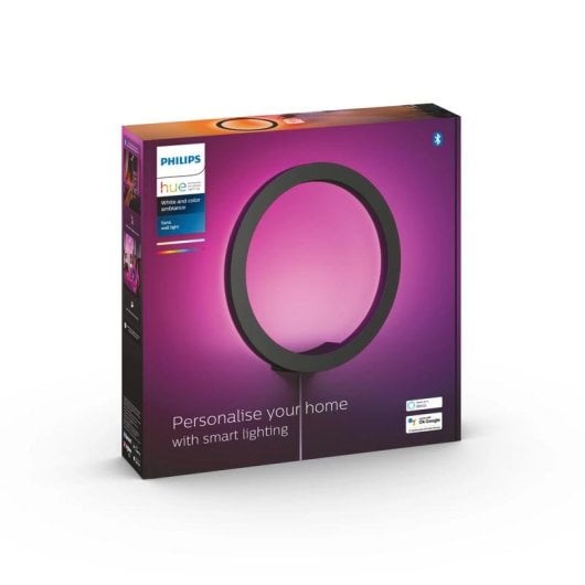 Aplique mural intelligent Philips Hue White and Color ambiance Sana Noir