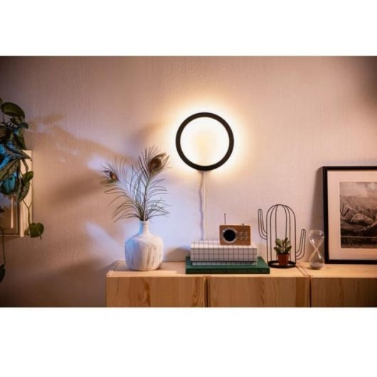 Aplique mural intelligent Philips Hue White and Color ambiance Sana Noir