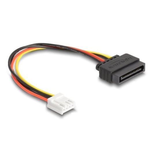 Cavo di alimentazione DeLOCK SATA 15 pin a Floppy 4 pin 15 cm