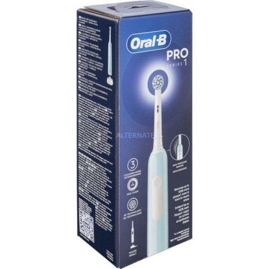 Oszillierende Zahnbürste Braun Oral-B Pro 1 Sensitive Clean 3 Modi 1 Bürstenkopf Drucksensor Timer