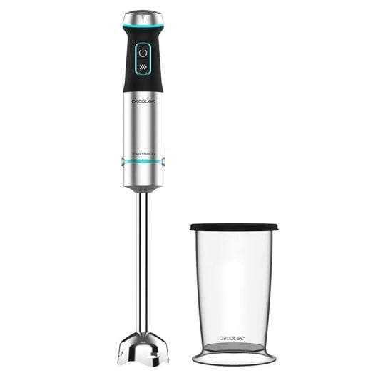 Cecotec Cremmaet Compact 1,1L Cafetera Superautomática + Power TitanBlack 1200 XL Batidora de Mano