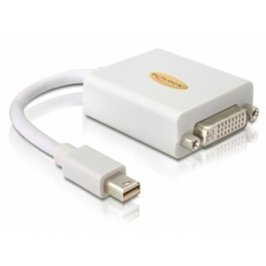 Adaptador DeLOCK mini DisplayPort a DVI 0,18 m Blanco