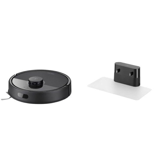 Roborock Q7 BF Robot Aspirador Y Fregasuelos Negro + Quitapelusas LintXpress, 7000 rpm, cargador USB