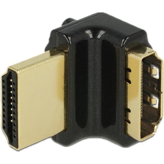 Adaptateur HDMI-A/HDMI-A F/M 90° Noir DeLOCK