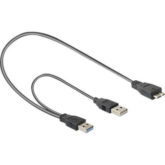 Cable USB DeLOCK 82909 0,2 m USB A a Micro-USB B USB 3.2 Gen 1 Gris