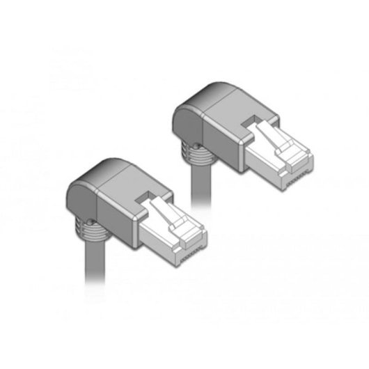 Cable de red DeLOCK 85878 2 m Cat6a S/FTP Gris