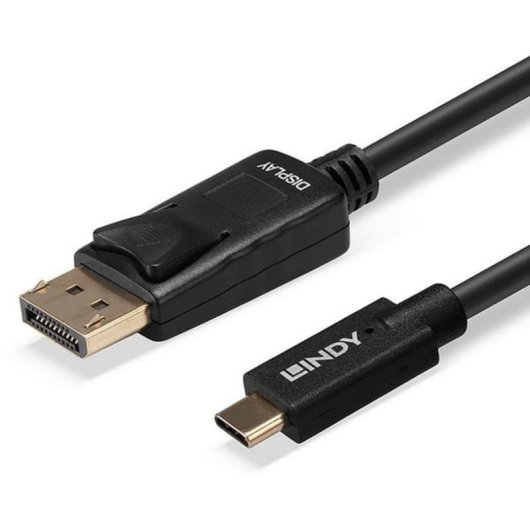 Cable adaptateur USB Type C à DisplayPort 10 m noir Lindy