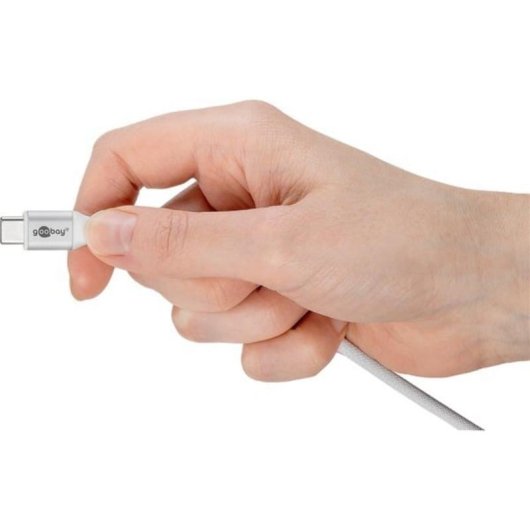 Cavo USB-C a USB-C Goobay 3 m USB 2.0 Tessuto Intrecciato