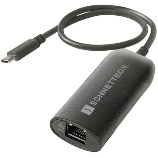 Adaptador de red USB-C a Ethernet 2,5 Gbit/s Sonnet SOLO-NBASE-T