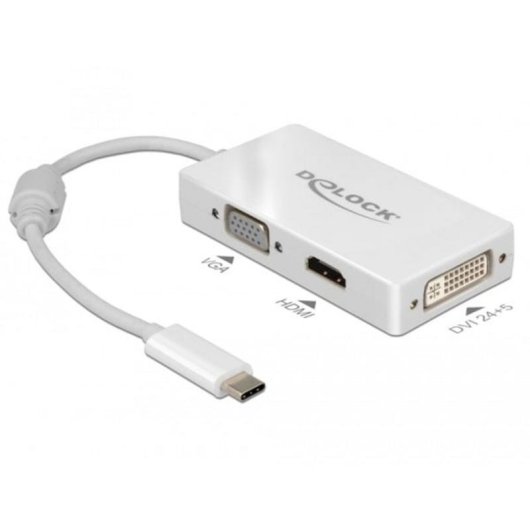 Adattatore USB-C per VGA, HDMI e DVI DeLOCK