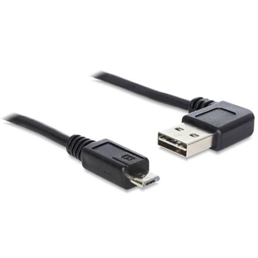 Cable USB 2.0 DeLOCK 3 m Macho a Micro-USB B Negro