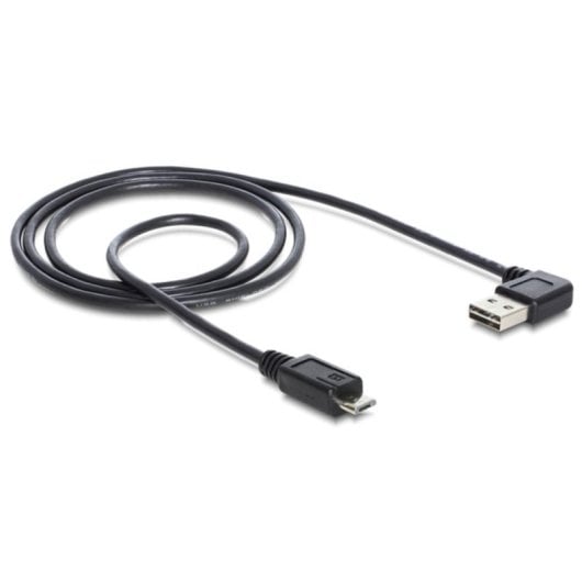 Cable USB 2.0 DeLOCK 3 m Macho a Micro-USB B Negro