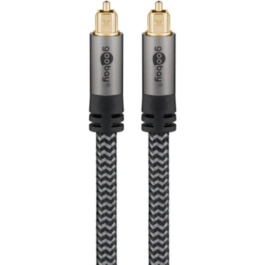Cavo Audio Ottico Goobay 65308 10 m Nero/Argento