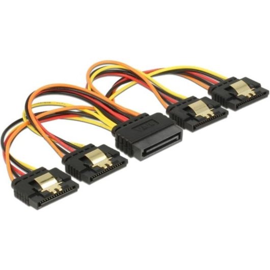 Cabo DeLOCK 60156 SATA 15 pinos 4x SATA 15 pinos 0,15 m
