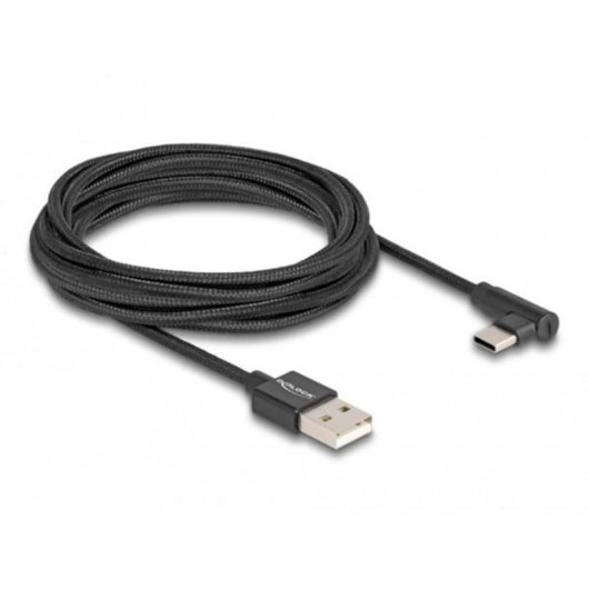 Cable USB 2.0 Delock Tipo-A macho a USB-C macho de 3 m negro
