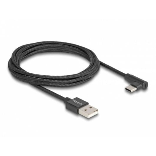 Cable USB 2.0 DeLOCK macho USB-A a macho USB-C de 2 m negro