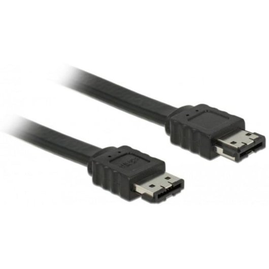 Cabo eSATA DeLOCK 2 m SATA II Preto Macho/Macho