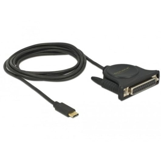 Cavo parallelo DeLOCK USB-C a DB25 1,8 m Nero