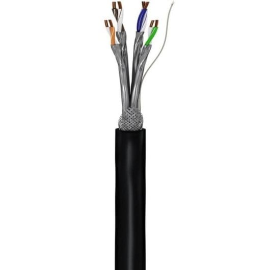 Cable de red exterior Goobay Cat7 S/FTP 305 m Negro