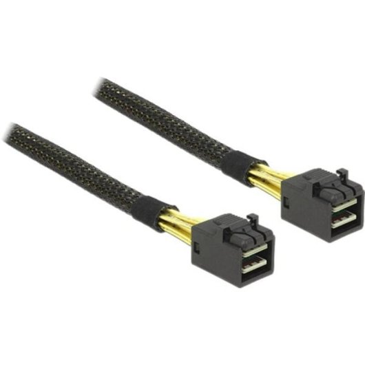 Cable DeLOCK Mini SAS HD x 4 SFF 8643 1 m Negro