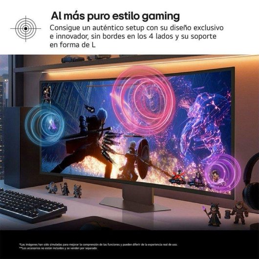 Écran PC LG UltraGear 39GX950B-B 38,6'' UltraWide 5K2K 165Hz OLED Courbe HDR500 0,03ms