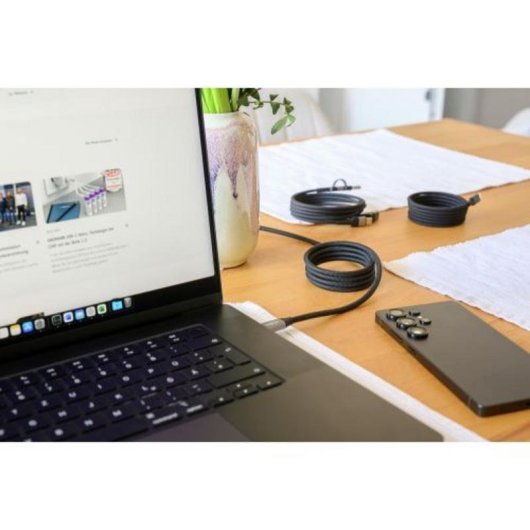 Câble de charge magnétique 4 en 1 Ansmann 1,2 m USB A/USB C et USB C/Lightning