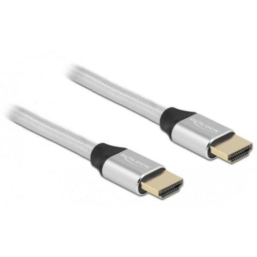 Cable HDMI Delock 48 Gbps 8K 60 Hz 3 m Plata