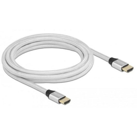 Cable HDMI Delock 48 Gbps 8K 60 Hz 3 m Plata