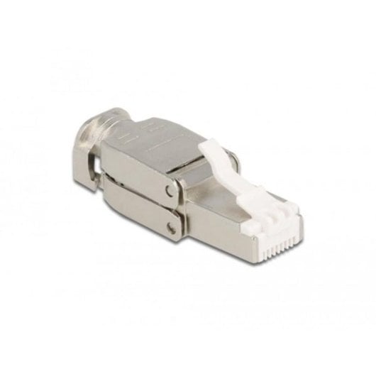 Conector RJ45 DeLOCK Cat.6A STP sin herramientas Plata
