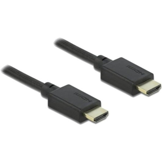 HDMI-Kabel DeLOCK 48 Gbps 8K 60 Hz 0,5 m Schwarz