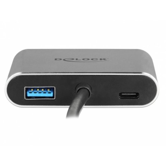 Hub USB-C DeLOCK 64074 com HDMI, VGA e USB Power Delivery 87 W