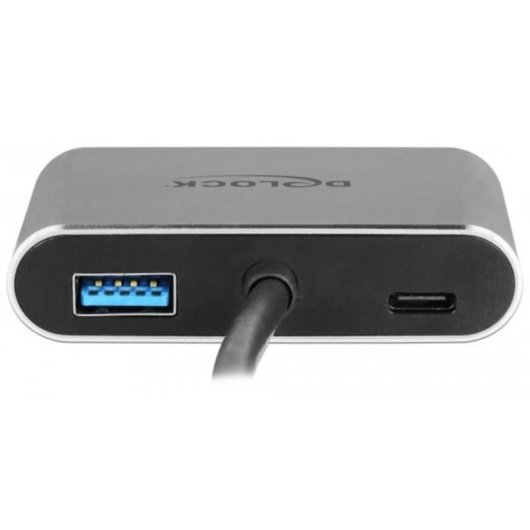Hub USB-C DeLOCK 64074 com HDMI, VGA e USB Power Delivery 87 W