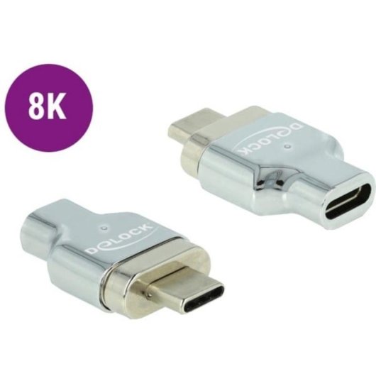 Adattatore magnetico DeLOCK Thunderbolt 3/USB-C 8K 30 Hz maschio-femmina