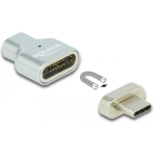 Adattatore magnetico DeLOCK Thunderbolt 3/USB-C 8K 30 Hz maschio-femmina