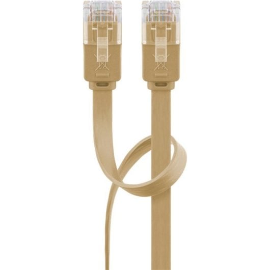 Cavo di rete Goobay 95883 15 m Cat6 U/UTP RJ-45 marrone chiaro