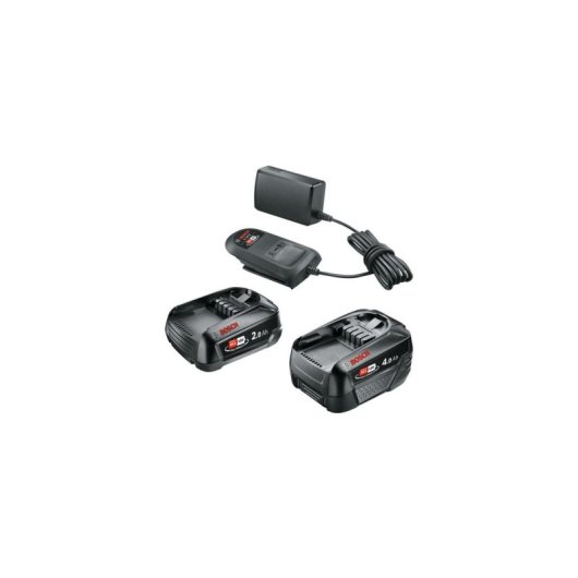 Kit de carregador e baterias Bosch Starter-Set 18V 2 x Akku (2,0 Ah + 4,0 Ah)