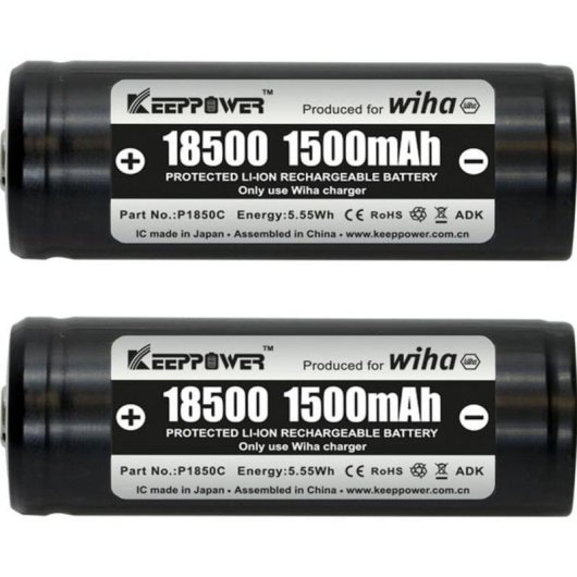 Batería Wiha 41914 Ión de Litio 1,5 Ah 2 piezas