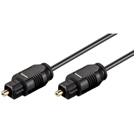 Cable de audio Goobay AVK 216-050 Toslink 0,5 m Negro