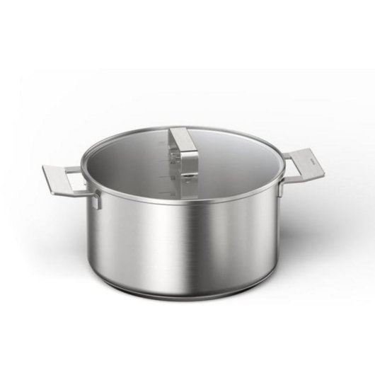Kit de cacerolas Bosch HEZ9SE060, 6 piezas, acero inoxidable, inducción