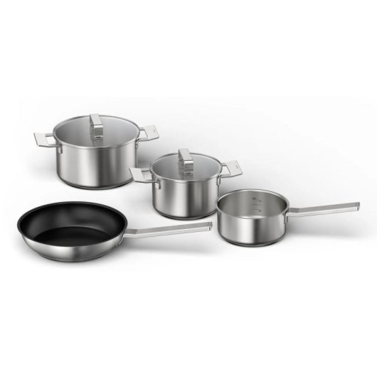 Kochgeschirr-Set Siemens HZ9SE040 4-teilig Edelstahl Induktion