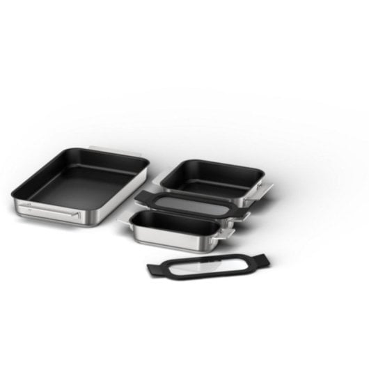 Juego de repostería Bosch HEZ9FF040, 3 piezas, acero inoxidable