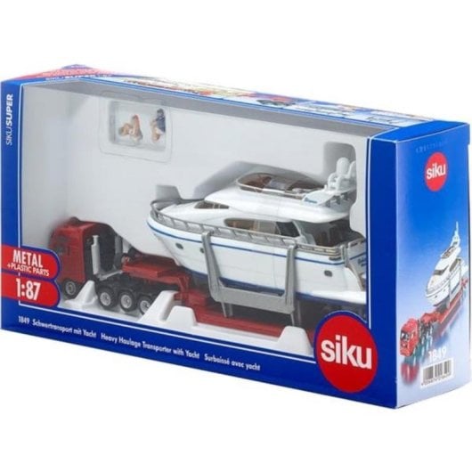 Camion de transport lourd modèle à l'échelle Siku 1:87 préassemblé