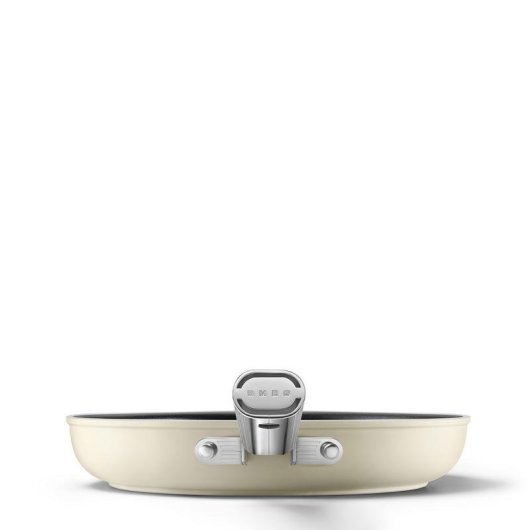 Sartén Smeg FPF2802CRM 28 cm Cerámica Beige Antiadherente