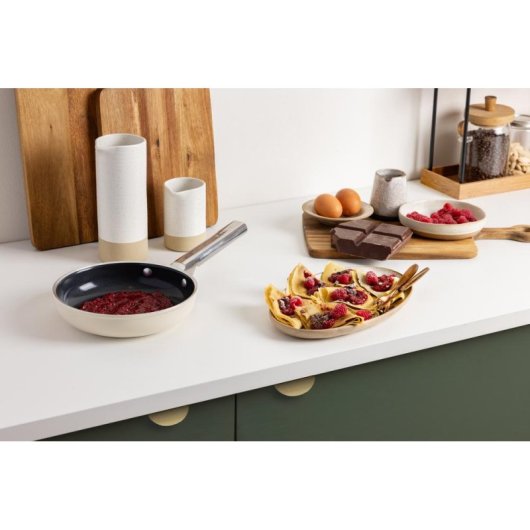 Sartén Smeg 50's Style 24 cm Cerámica Antiadherente Inducción