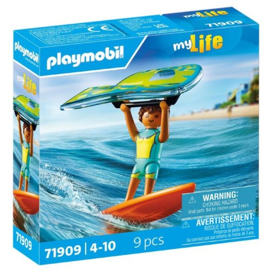 Figura Playmobil My Life Windsurfista Multicolore Plastica