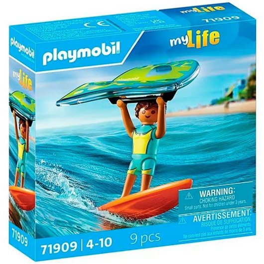 Figura Playmobil My Life Windsurfista Multicolore Plastica