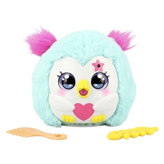Juguete Interactivo Jumbo Kiss-meez Búho Peluche Sonoro 3 Años