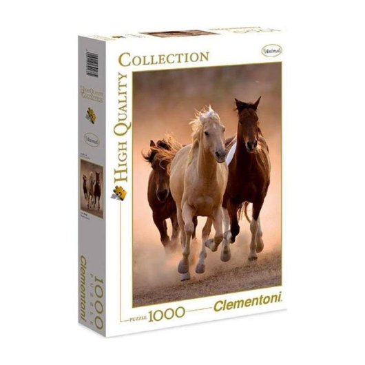 Puzle de 1000 piezas Clementoni Animales Caballos para adultos